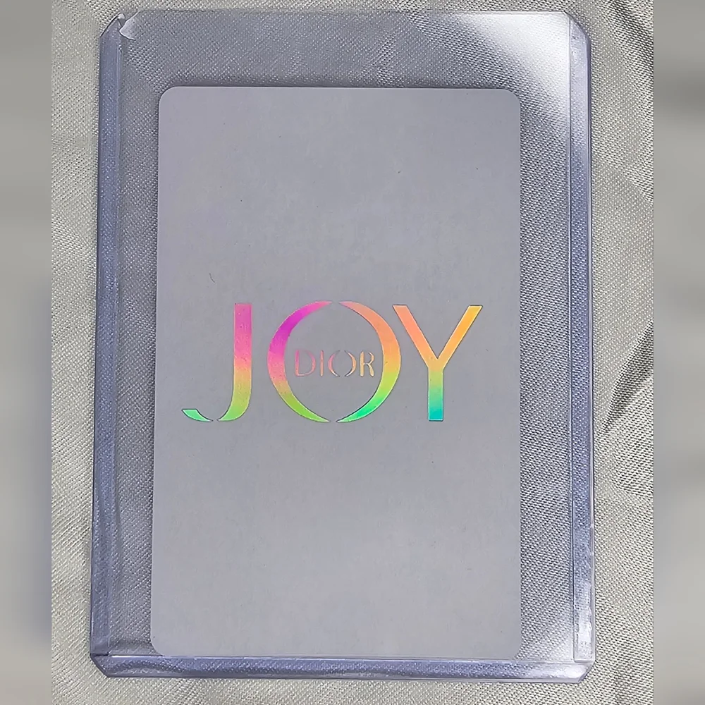 Dior Joy Collectible Playing Card - Iridescent Silver